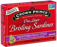 Brisling Sardines Mediterranean Style
