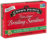 sardinas brisling dos capas en aceite de oliva