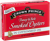 Smoked Oysters in Cottonseed Oil