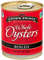 Boiled Oysters