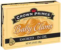 Smoked Baby Clams in Oil
