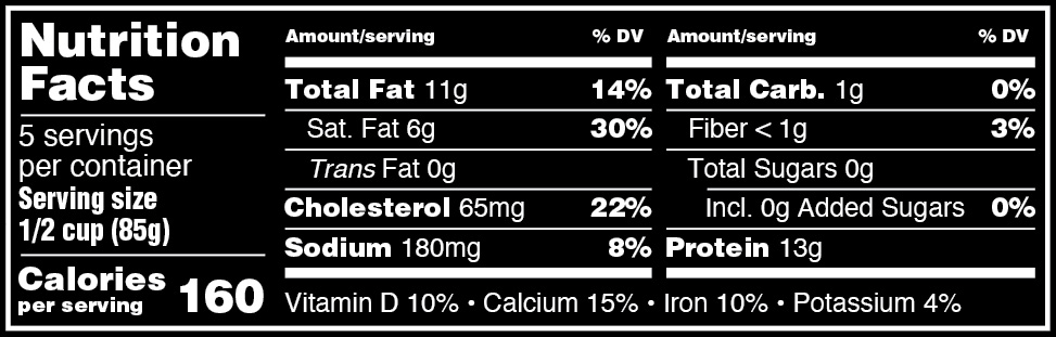 Sardines in Tomato Sauce Nutrition Facts