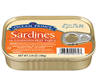 sardines sauce louisiana hot prince