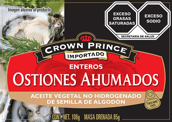ostiones ahumados en aceite de semilla de algodon