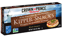 Kipper Snacks with Cracked Black Pepper