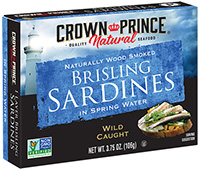 Brisling Sardines in Water