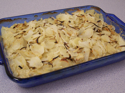 Creamy Anchovy Baked Potatoes