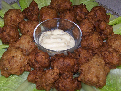 Cajun Clam Fritters