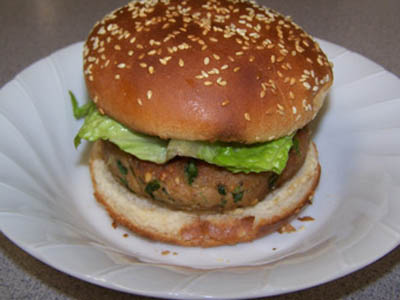 Hamburguesas de Pescado al Estilo Tailandés