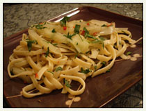 Spicy Pasta with Fennel and Anchovies