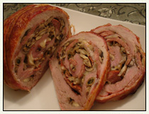 Spicy Stuffed Pork Tenderloin