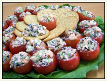 Shrimp Salad Stuffed Tomatoes