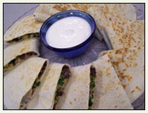 Black Bean and Tuna Quesadillas