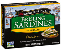 Brisling Sardines in Mustard