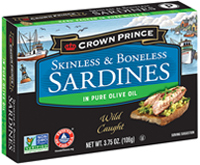 Skinless Boneless Sardines in Olive Oil