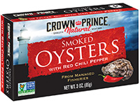 smoked oysters red chili pepper