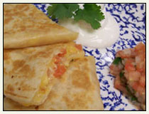 Spicy Crab Quesadillas