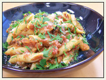 Sardine Penne Arrabbiata